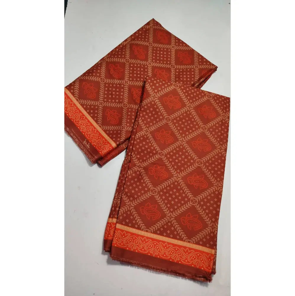 Premium Branded 2 Piece Unstitched Printed Lawn Suit (Shirt & Plain Trouser) Design 5